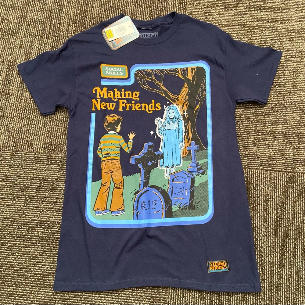 Spencer's Navy Graphic Tee - Short Sleeve